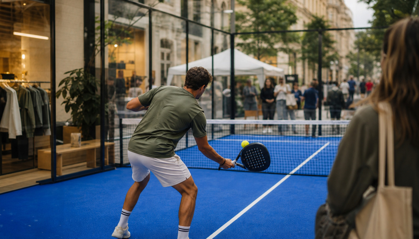 Boutique éphémère : pourquoi le padel s’invite dans votre shopping local